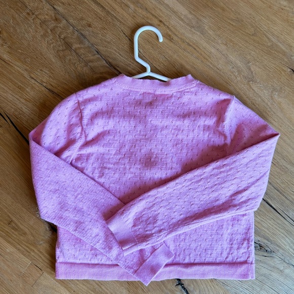 GAP. Size L (girls). Pink button up cardigan. Mint condition. - Picture 5 of 6